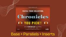 2022 Chronicles NFL Base/Parallells Clear Vision + Luminance + Legacy YOU PICK!!