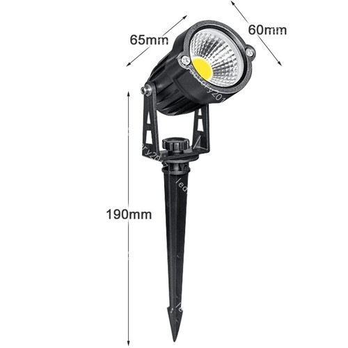 10X 12V Spotlights COB 5W Backyard Landscape Waterproof Spot Lamps Hardwired - Picture 4 of 12