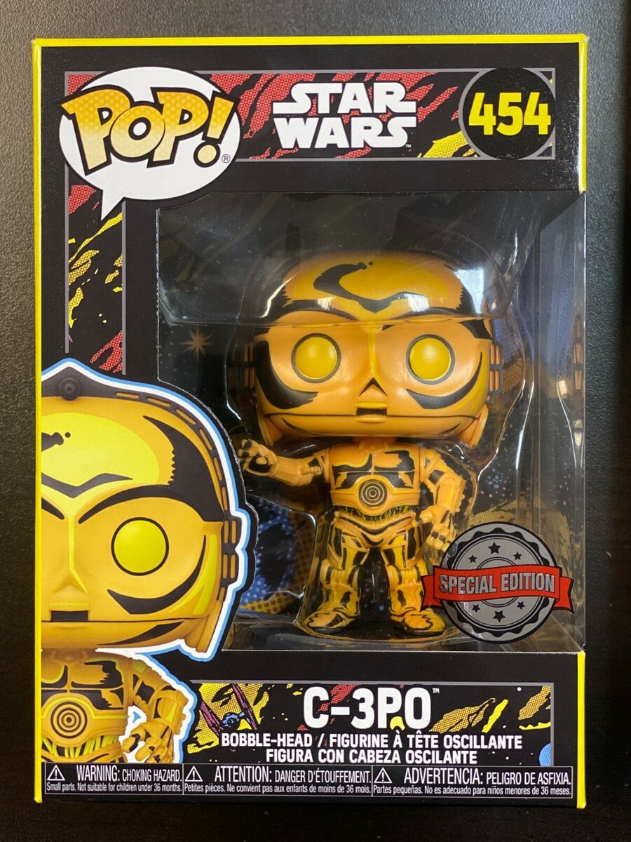 IN HAND FUNKO POP STAR WARS C-3PO RETRO SERIES #454 EXCLUSIVE | eBay