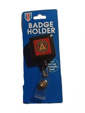 Atlanta United FC Retractable ID Card Holder Reel Badge Key Tag Clip, 30 inch