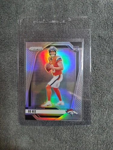 2024 Panini Prizm - Rookies Bo Nix #309 Silver Prizm (RC)