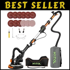 Compact Drywall Sander with Strong Vacuum - 9-Inch Sand Disc