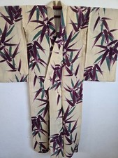 1910s,Antique Japanese Silk KIMONO Robe p,Gown, Dressing,Lingerie, Nightwear,133