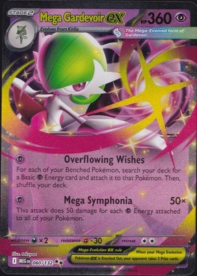Mega Gardevoir ex 060/132 Me01: Mega Evolution Holo