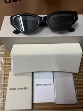 2023 Gentle Monster Rococo 01 Black Sunglasses Unisex Sunglasses w/Box
