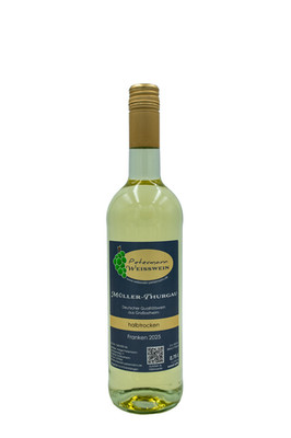 2025 Müller Thurgau / Weißwein halbtrocken  0,75 L