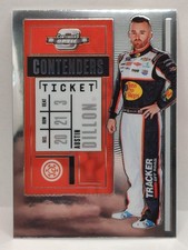 AUSTIN DILLON 2021 Chronicles Racing Contenders Optic Ticket Base NASCAR Card
