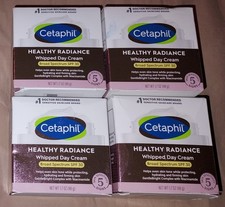4 NEW CETAPHIL HEALTHY RADIANCE WHIPPED DAY CREAM 1.7 OZ BROAD SPECTRUM SPF 30