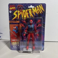 Hasbro Marvel Legends Spiderman Retro Card Scarlet Spider 6 Brand New Sealed