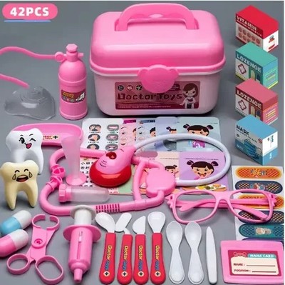 42 PCS Kids Doctor Play Set   Pretend Medical Kit for Boys & Girls Ages 3 12