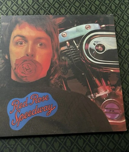 Vintage 1973 Vinyl Paul McCartney Wings Red Rose