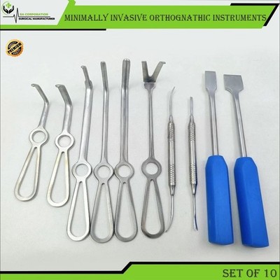 Minimally Invasive Orthognathic Surgery 10 Pcs Instruments Set | Maxillofacial