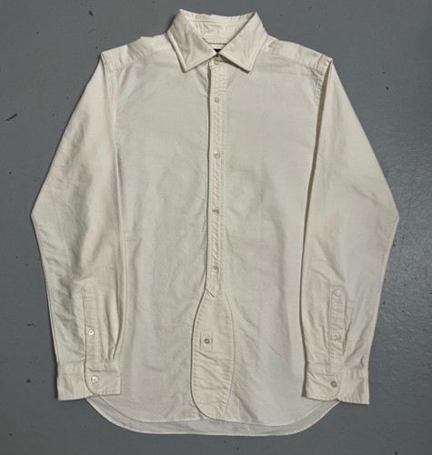 Nigel Cabourn Solid Vintage Style Heavy Cotton Workwear Shirt Made In Japan 50 - 第 1/13 張圖片