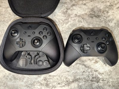 Two Xbox Pro Controilers (Series 2) with broken bumpers. FOR PARTS.