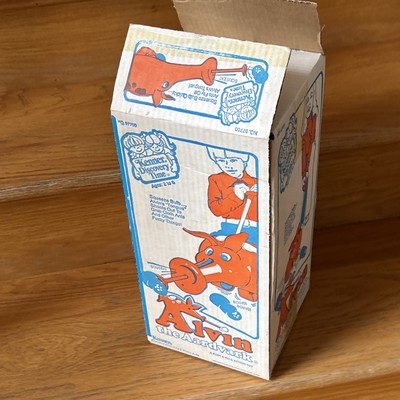 ALVIN THE AARDVARK ANT EATER PUSH PULL FLOOR TOY KENNER Vintage