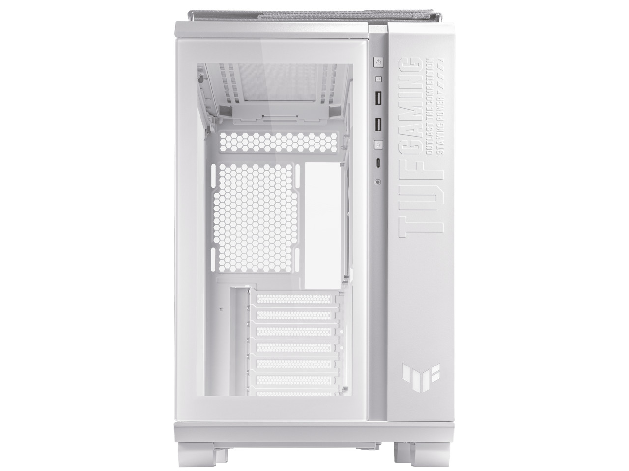 Корпус компьютера ASUS TUF Gaming GT502 White ATX Mid-Tower с передней панелью RGB 45690₽