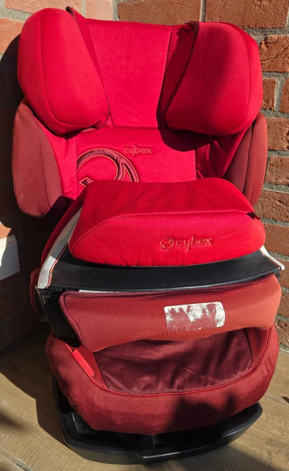Cybex Kindersitz Solution X2fix Rot - Bild 2 von 4