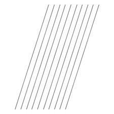 10Pcs Carbon Fiber Rods, 1mm Dia 356mm 0.04"x14" Solid Matte Round Bar