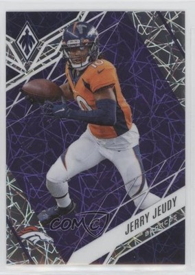 2022 Panini Phoenix Purple Lazer 15/99 Jerry Jeudy #38 10ba
