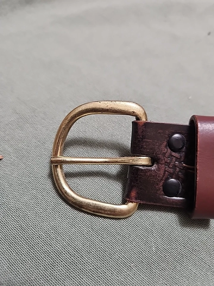 Cinturón Wrangler Western Tooled Hebilla Vintage Talla 42 Cuero Eagle America Rodeo Foto 2 de 4