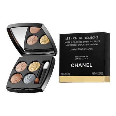 Chanel Les 4 Ombres Paleta de Sombras de Ojos con 4 Colores 229 Boutons Stell... - Imagen 1 de 3