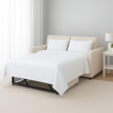 Luxury Queen Sleeper Sofa Bed Sheet Set,100 Egyptian Cotton, 338 Thread Coun...
