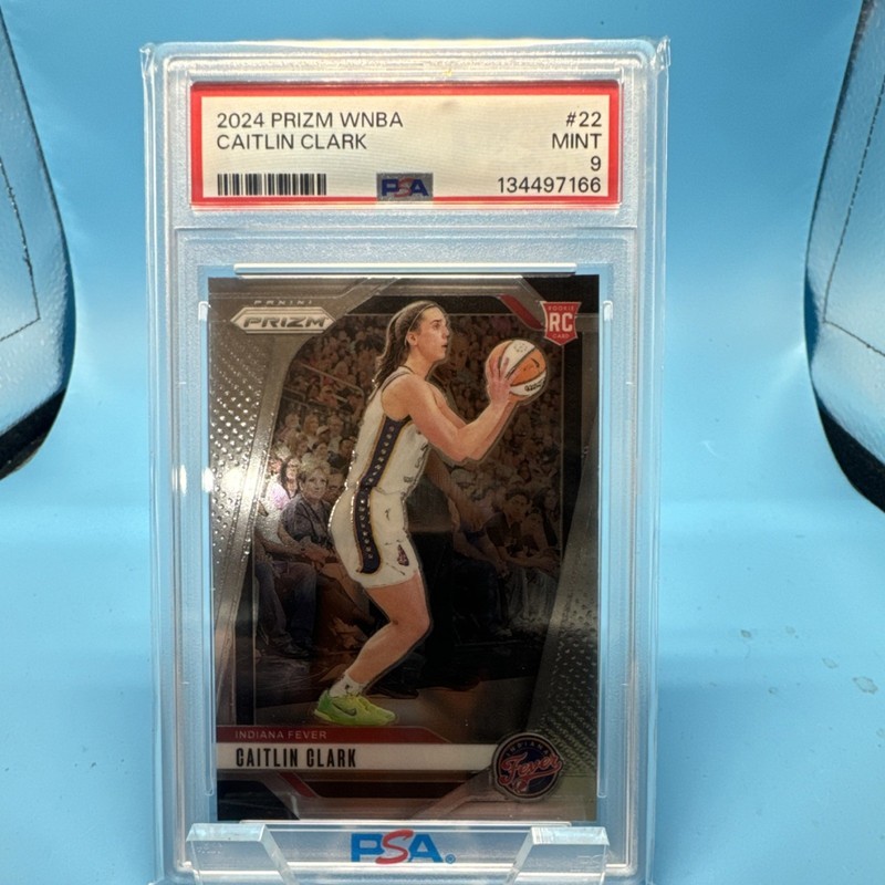 2024 Panini Prizm WNBA Caitlin Clark Rookie #22 Base Indiana Fever PSA 9