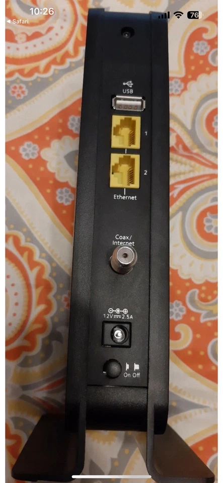 Router inalámbrico módem cable WiFi DOCSIS 3.0 NETGEAR C3700-N600 doble banda Foto 2 de 4