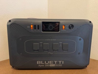 BLUETTI Apex 300 3840W 2764Wh Portable Power Station Generator for RV Off-grid