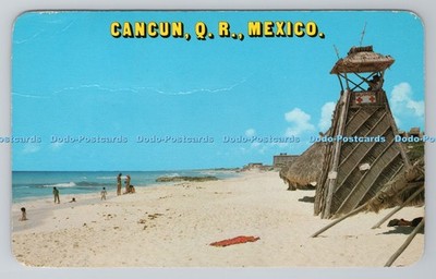 R789398 Cancun Q R Mexico Sandy Chac Mool Beach