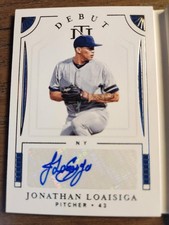 2019 PANINI NATIONAL TREASURES DEBUT BOOKLET #DMS-JL JONATHAN LOAISIGA #91/99 RC