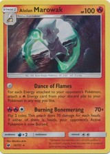 Alolan Marowak - 12/111 - Holo Rare (Lp) Crimson Invasion - Fire Pokémon