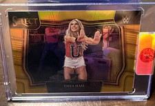 Panini 2023 Select WWE Thea Hail #237 Ringside Gold Prizm /10 RC