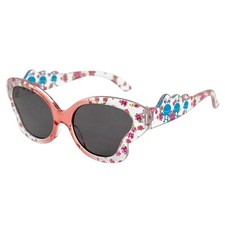 Just a Shade Smaller Kids Butterfly Sunglasses Crystal Pink Smoke Lenses