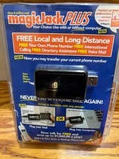 Magic Jack PLUS Free Local Long Distance Calling Telephone Unit 430-0460 NEW OPE