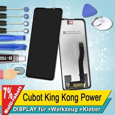 Display für Cubot King Kong Power Bildschirm Premium Schwarz+