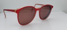 Vintage Welling Brookfield 2 Red Oval Sunglasses USA FRAMES ONLY