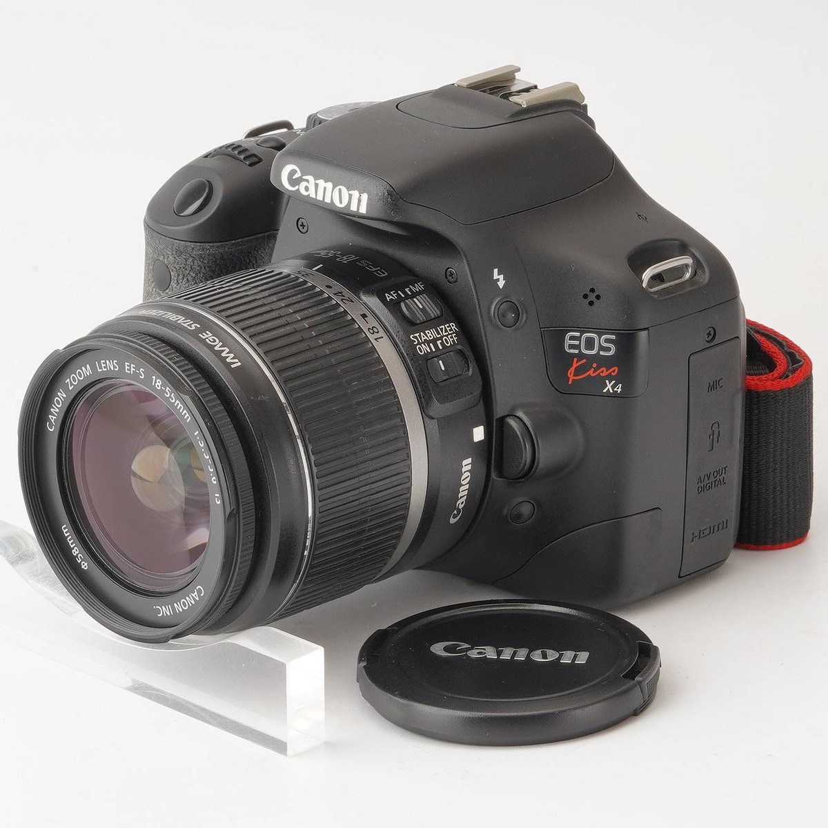 Canon EOS kiss X4/EFS-18-55mm IS (良品） USED Canon EOS Kiss X4 with 18-55mm IS and 55-200mm IS