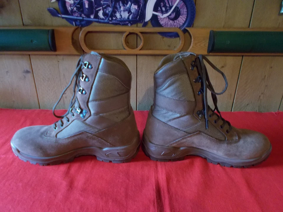 Originale Bottes rangers YDS FACON désert marron homme armée Anglaise P43 neuves - Photo 4/4