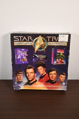 Star Trek  Federation Compilation PC 3 Game Collection Sealed - See Description