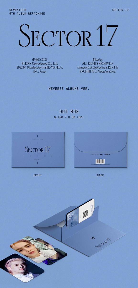 K-pop SEVENTEEN - 4th Album Repackage [Sector 17] Weverse