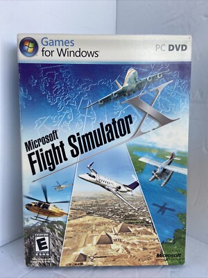 Microsoft Flight Simulator X Deluxe Edition (PCDVD, 2006) Windows
