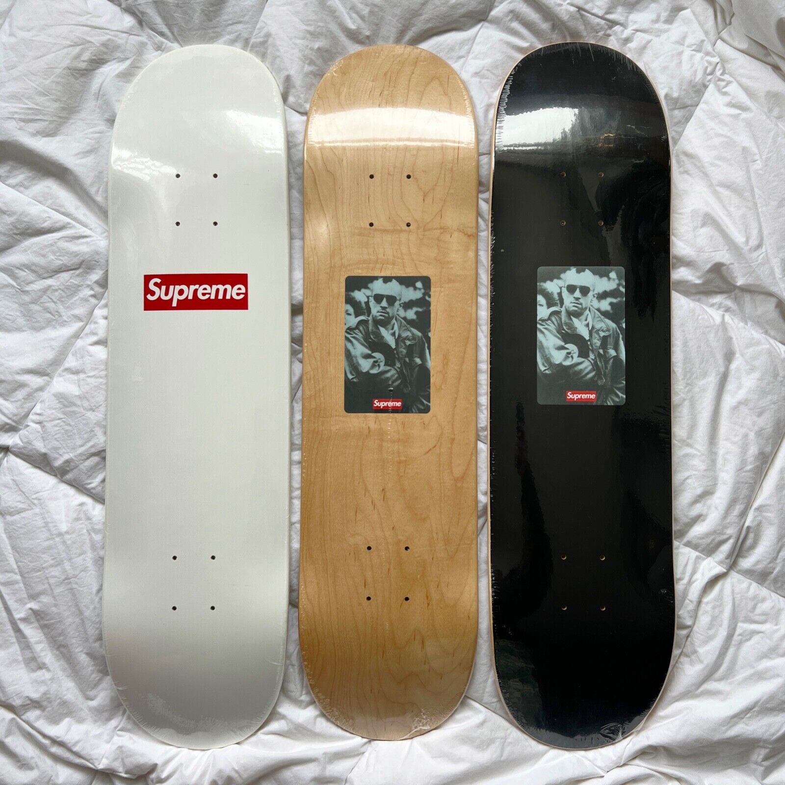 Supreme 2014 20th Anniversary Box Logo Taxi Driver Skateboard Deck Set