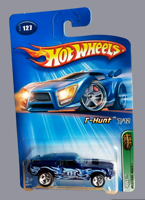 2005 Hot Wheels MUSTANG MACH 1 Metalflake Blue #127 TREASURE HUNT