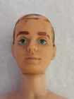 Vintage Ken Brunette Flocked Hair Doll Mattel 1960’s Straight Leg Japan