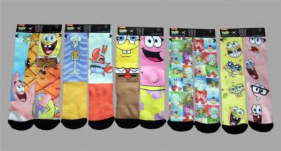 Odd Sox BRIGHT bunte Spongebob zahlreiche Designs Crew-Socken für Herren neu mit Etikett
