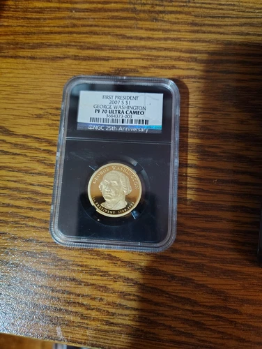 2007-S $1 George Washington Presidential Dollar NGC PF 70 ULTRA CAMEO