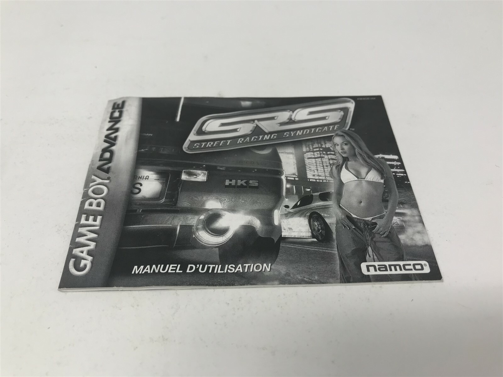 SRS Street Racing Syndicate - Game Boy Advance GBA - Manual Only - french