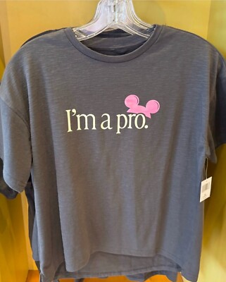 Disney Parks 2024 I m A Pro Park Hopper T Shirt Size XL New