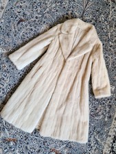 1310 Super Real Pearl Mink Coat Mink Jacket Swinger НОРКА Beautiful Look Size S